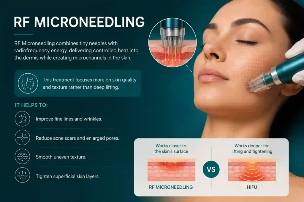 What Does RF Microneedling Do That HIFU Alone Cannot Harlow