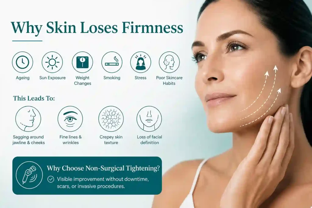 What Makes Skin Lose Firmness and Why Do People Seek Non-Surgical Tightening Harlow?