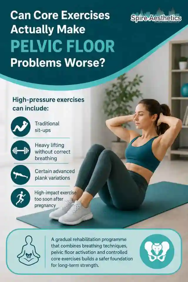 Can Strengthening Your Core Alone Actually Make Pelvic Floor Problems Worse Harlow?